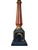 A true statement piece, this lovely Italian column lamp features an umber and gilt painted column atop a black painted...