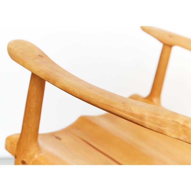 Wood Rocking Chair in the style of Sam Maloof For Sale - Image 7 of 16