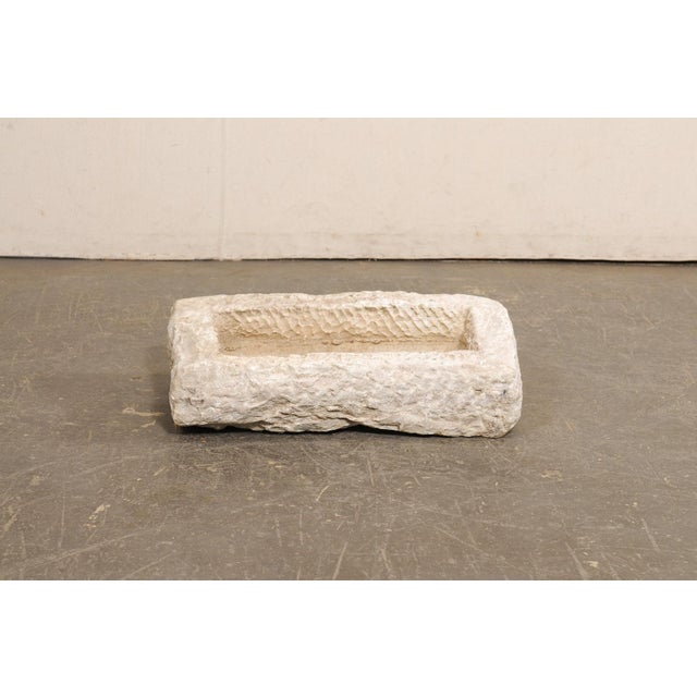 Antique Spanish Carved-Stone Basin For Sale - Image 10 of 10