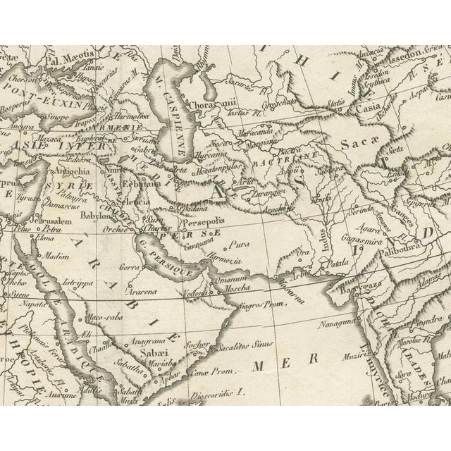 19th Century World Known to the Ancients Map by Danville for Rollins Ancient History, 1818 For Sale - Image 5 of 8
