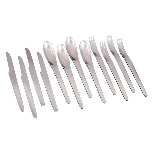 Complete Dinner Service for Four Persons by Arne Jacobsen for Anton Michelsen, 1960s, Set of 12 For Sale - Image 6 of 6