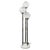 Italian Murano Glass, Chrome and Marble 3-Light Floor Lamp, 1970s For Sale - Image 16 of 16