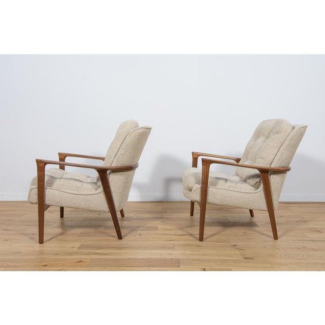 Wood Set of Model Tulip Armchairs by Inge Andersson for Bröderna Andersson, 1960s For Sale - Image 7 of 18