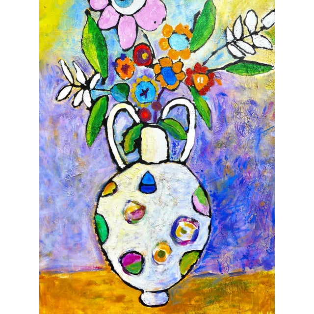 Textile "Spring Flowers" Monumental - Martha Holden For Sale - Image 7 of 7