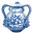 3-Handled Majolica Vase by Alba Docilia for Albissola For Sale
