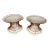 Pair of Warren Platner Style Gilt Steel End Tables For Sale