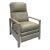 Modern Gray Leather Recliner For Sale