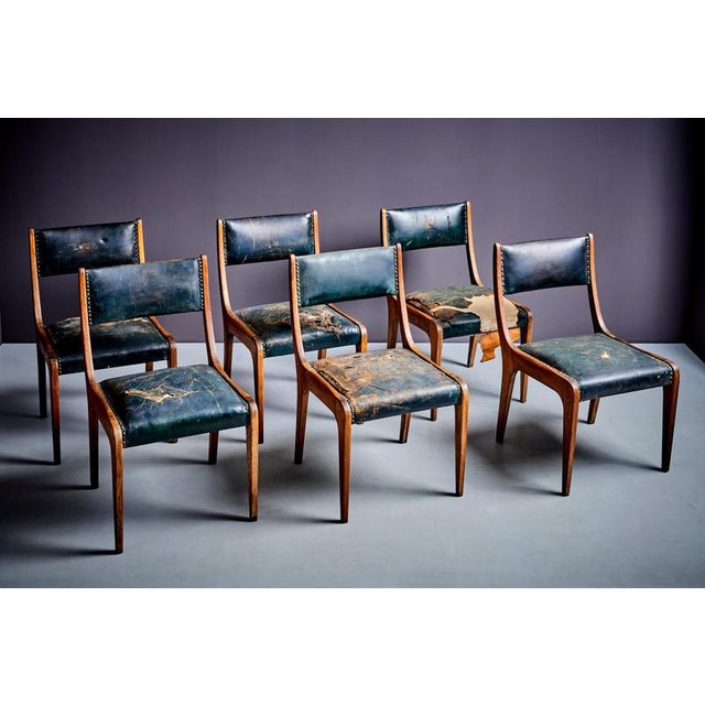 Oak Dining Chairs by Johannes Krahn, 1950s, Set of 6 For Sale - Image 9 of 12