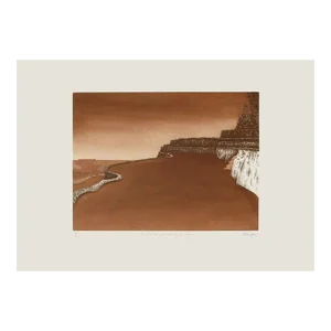 1982 Marc Jurt Elles Volent Bas Les Oies Sauvages Etching