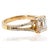 18k Rose Gold ring with one 2.02 carat GIA certified (# 5211345626) K color VS2 clarity emerald cut diamond and 40 round...
