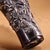 A stunning and highly detailed pair of antique Chinese repoussé bronze vases, sourced from a private collection. These...
