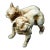 Austrian Cold Painted Bronze English and French Bulldog Antique Dog Figure For Sale