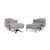 Set of Leather Armchair and Stool in Grey from Cierre Boheme For Sale - Image 17 of 17