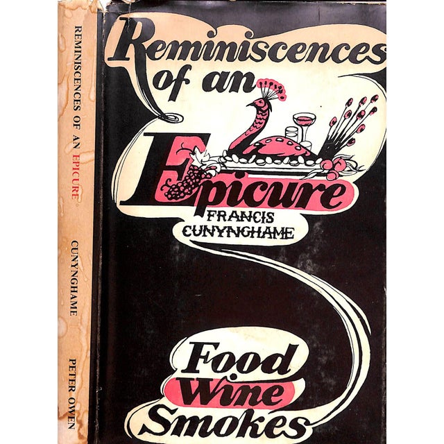 "Reminiscences of an Epicure" 1955 Cunynghame, Francis For Sale