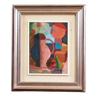 Graziani, Untitled, 1950s, Oil on Canvas, Framed For Sale