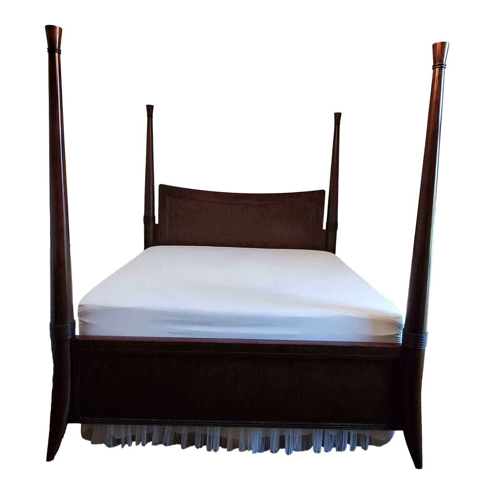 Traditional Bernhardt King Size Poster Bed Chairish