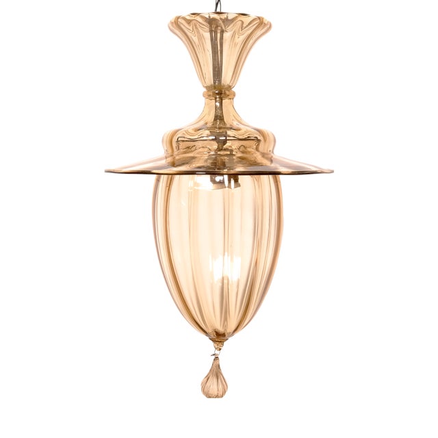 Murano Glass Pendant attributed to Napoleone Martinuzzi, Italy, 1930s For Sale