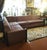 Osborne & Little Custom Two Piece Brown Sectional Sofa, Upholstered in Osborne and Little Chenille For Sale - Image 4 of 10