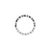 18k White Gold 0.22ct Round Brilliant Diamond Marquise Motif Eternity Band, Size 5.75 For Sale In Houston - Image 6 of 7