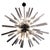 Sputnik Light with 50 Clear Glass Prisms from Justfurnituress SRL For Sale - Image 10 of 10