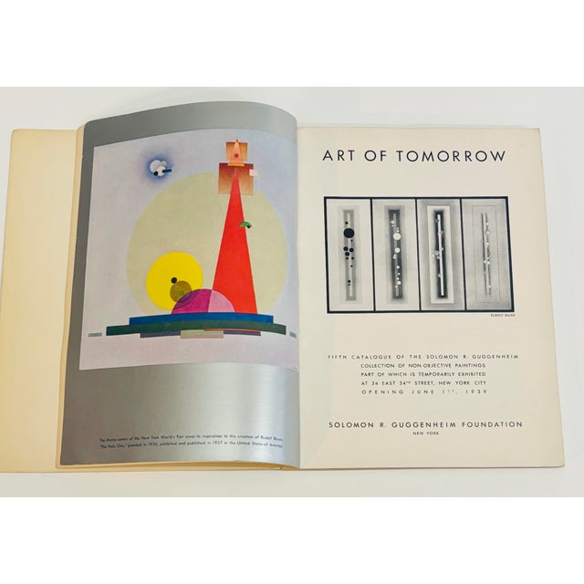 "Art Of Tomorrow: Collection Of Non-Objective Paintings" 1939 GUGGENHEIM, Solomon R. 182 pages. 1939 11" x 8 1/2" Good...