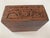 Hand-Carved Mahogany Box, 1950s For Sale - Image 6 of 12