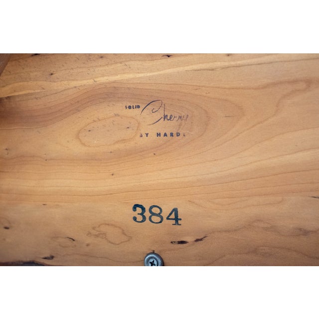 Harden Cherry Triangular Napkin Dropleaf Table For Sale - Image 15 of 15