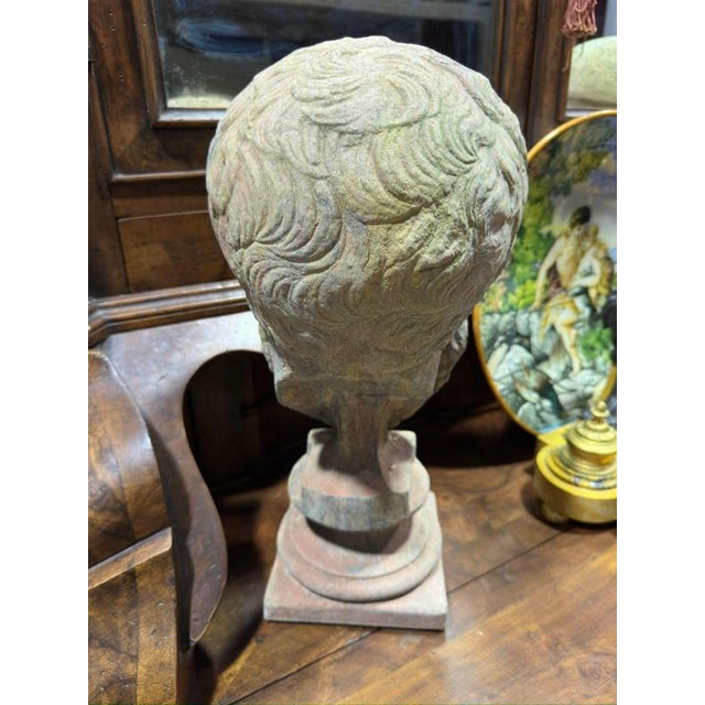 Head of Plato in Terracotta from the Munich Glyptothek, 20th Century For Sale - Image 3 of 7