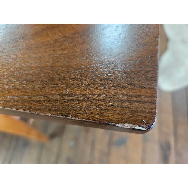 Mid-Century Modern Mid-Century Modern Walnut Dining Table For Sale - Image 3 of 8