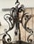 19th Century Italian Antique Scrolled Iron Lantern For Sale In New Orleans - Image 6 of 7