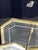 Vintage Brass & Glass Starburst Chandelier 16" Hanging Ceiling Light Fixture For Sale - Image 10 of 13