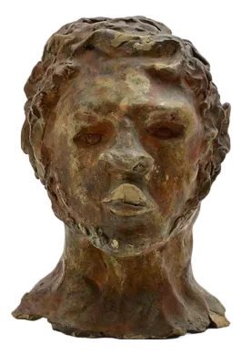 Sirio Pellegrini, Portrait Sculpture, 1960s, Terracotta