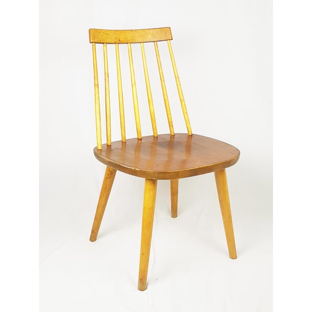 Mid-Century Modern Wooden Pinocchio Chair by Yngve Ekström for Stolab, 1960s For Sale - Image 9 of 13