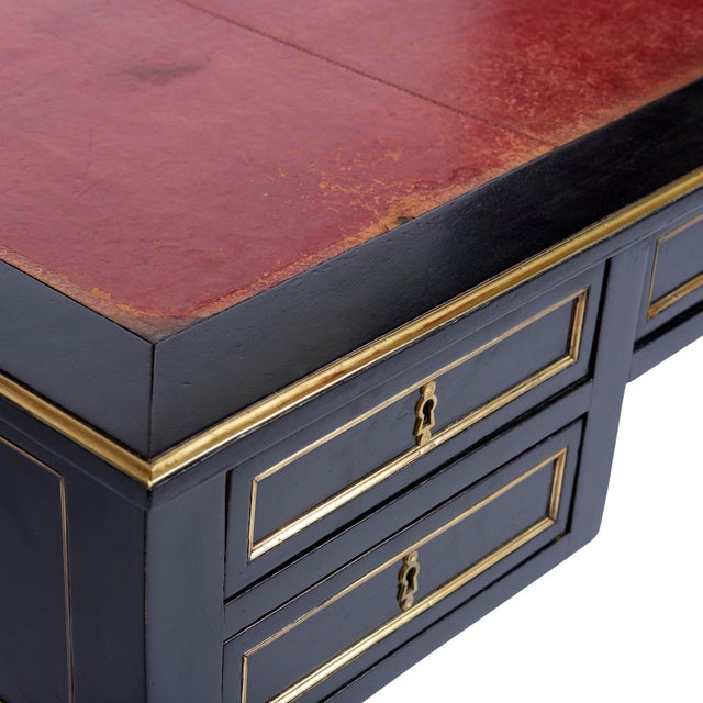 Black 1920s French Directoire Style Desk For Sale - Image 8 of 9