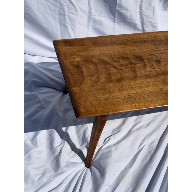 Mid-Century Modern 1960s Heywood Wakefield Walnut Mid Century Modern Coffee Table For Sale - Image 3 of 8