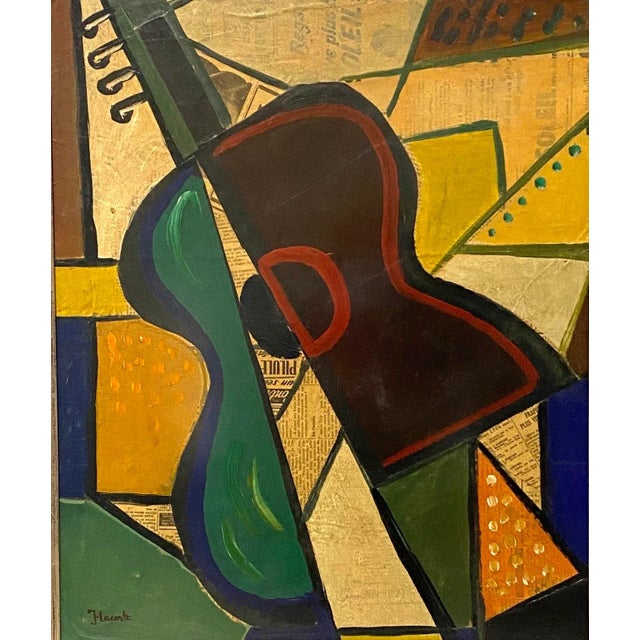 This piece was acquired from a Palm Beach estate and it dates to 1956 and it was created by the French artist J Lacoste....