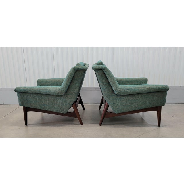 Mid-Century Modern Mid Century h.w Klein Lounge Chairs for Bramin-Pair For Sale - Image 3 of 18