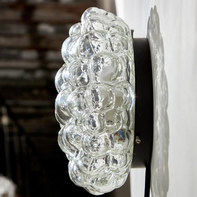 Bubble Glass Wall Light by Helena Tynell for Limburg, 1960s For Sale - Image 6 of 11