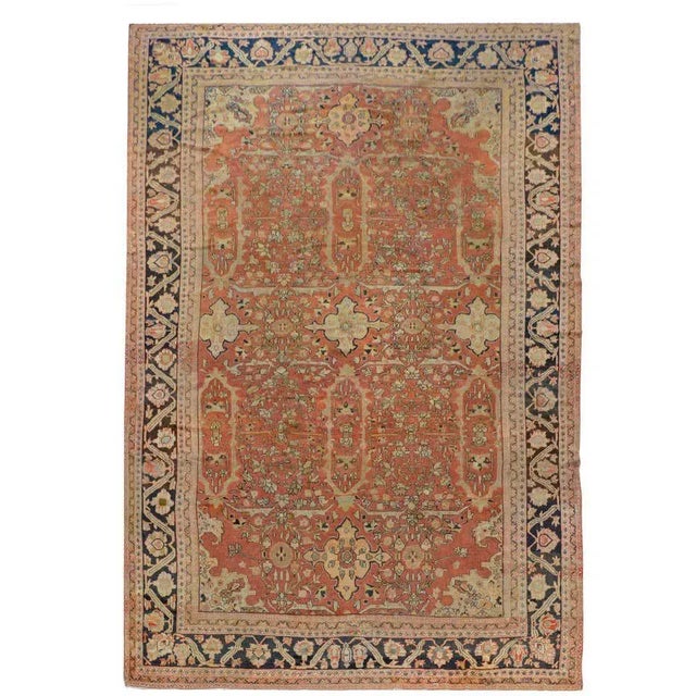 Early 20th Century Palatial Sultanabad Rug For Sale - Image 10 of 10