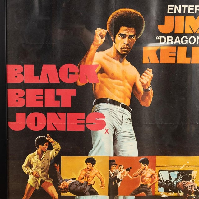 British Quad Black Belt Jones / Deadly Trackers Poster, 1973 For Sale - Image 4 of 13