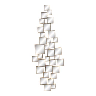 Vintage Christopher Guy “Cubic” Wall Mirror For Sale