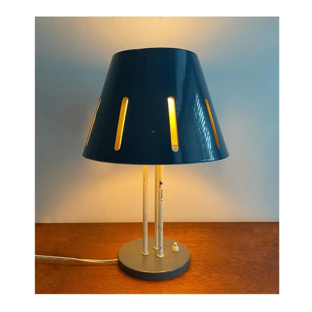 Vintage Dutch Table Lamp by H. Busquet for Hala Zeist, 1950s For Sale - Image 4 of 12