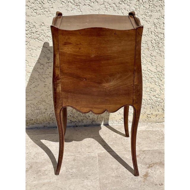 Louis XV Walnut Bedside Table For Sale - Image 6 of 13