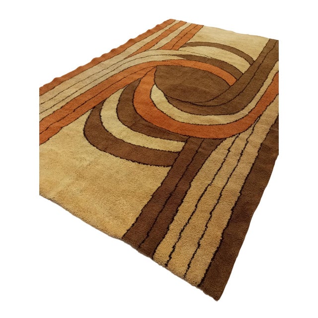 Modern Rug in Wool, 1960s For Sale - Image 4 of 16