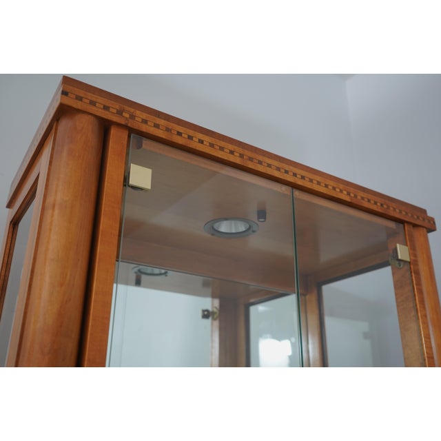 1990s Hickory White Genesis Collection Biedermeier Curio Cabinet For Sale - Image 10 of 17