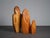 Roland Lavianne, Carved Wood Sculpture Group Family, 1970s, Oak For Sale - Image 11 of 11