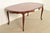 Brown Kindel Furniture French Provincial Louis XV Carved Cherry Wood Extension Dining Table, Newly Refinished For Sale - Image 8 of 16