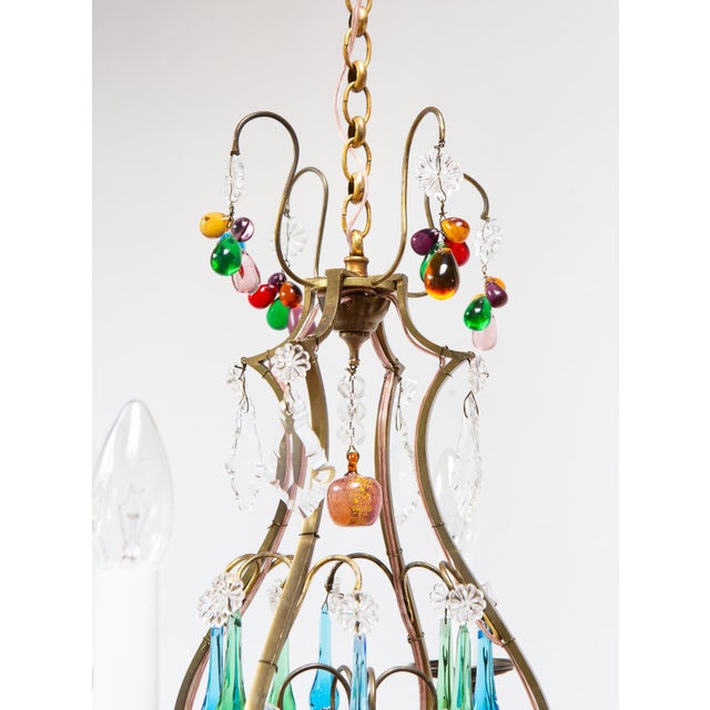 It uses 4 E14 bulbs. Lampshades are not included European Plug (up to 250V).The wiring of this item may be original and...
