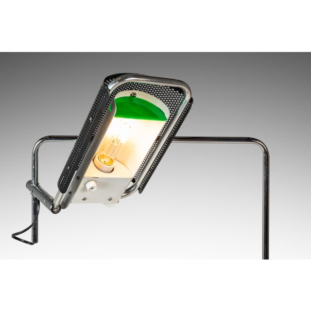 1960s Mid-Century Modern Industrial Omi "Eyeshade" Adjustable Floor Lamp W/ Swingarm Light by George Nelson for Koch & Lowy For Sale In Orlando - Image 6 of 13