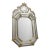 Venetian Murano Gold and Clear Octagonal Vertical Mirror 43 X 24 1/2 For Sale
